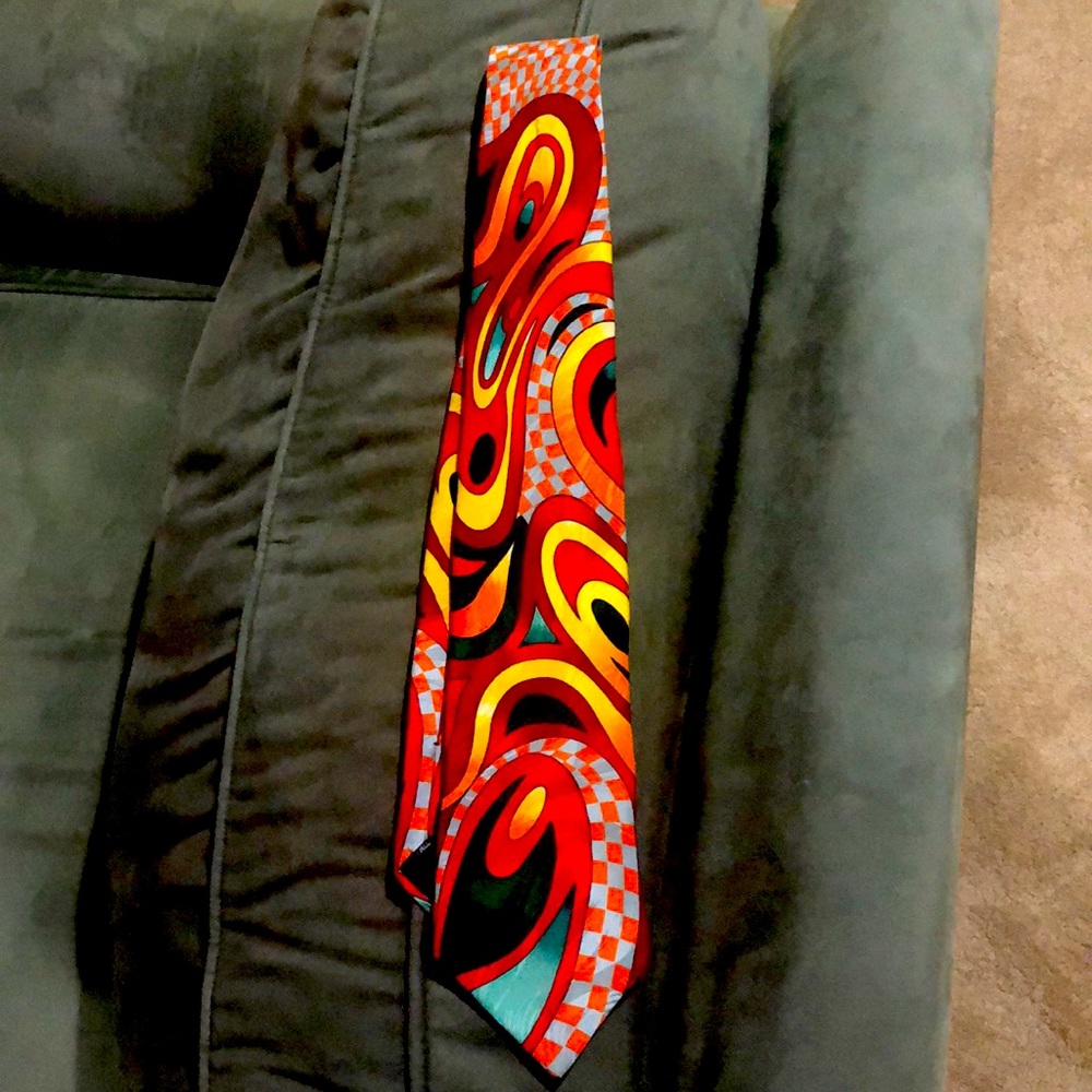 Vintage Rush Limbaugh No Boundaries “Vibrant Colors” Tie